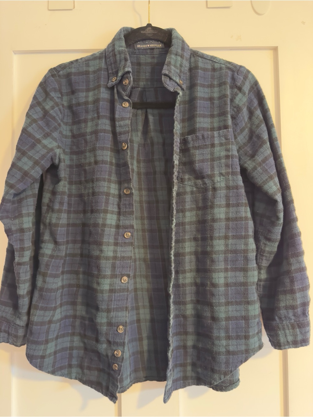 Brandy Melville Plaid Button down